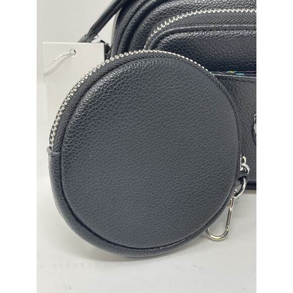 CXL by Christian Lacroix Eve Pebble Camera w Detachable Mini Zip Black MSRP $88 - Picture 3 of 11